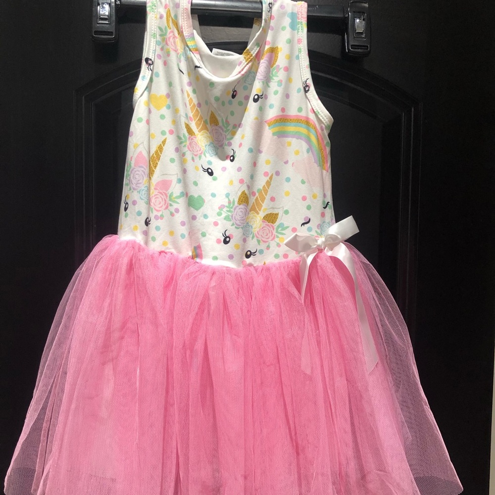 Girls unicorn dress